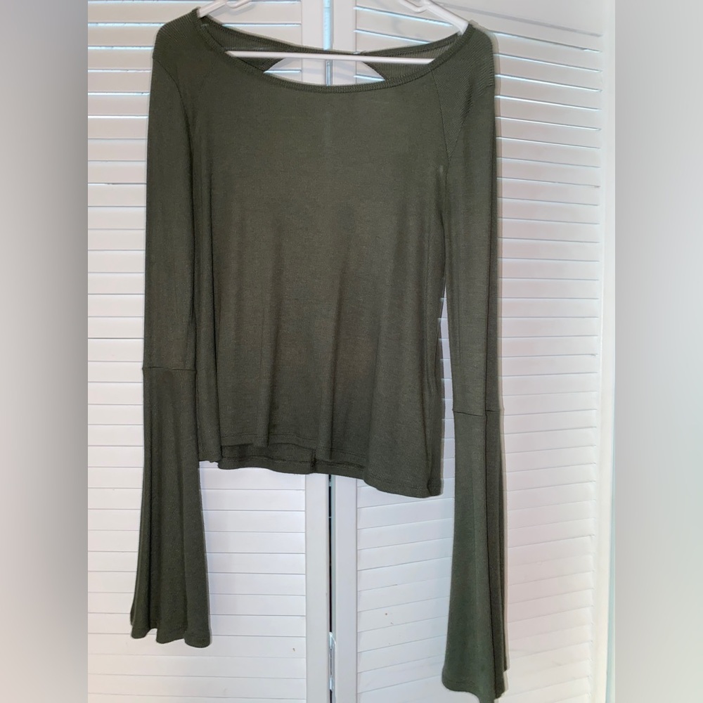 Long Sleeve Olive Green shirt